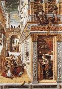 Carlo Crivelli Annunciation with St Emidius Spain oil painting artist